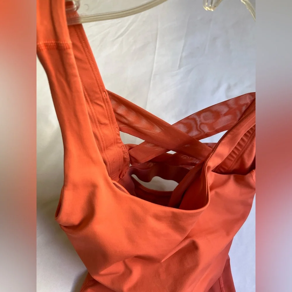 Lululemon Athletica Sport double mesh cross cross back Top - Picture 7 of 12